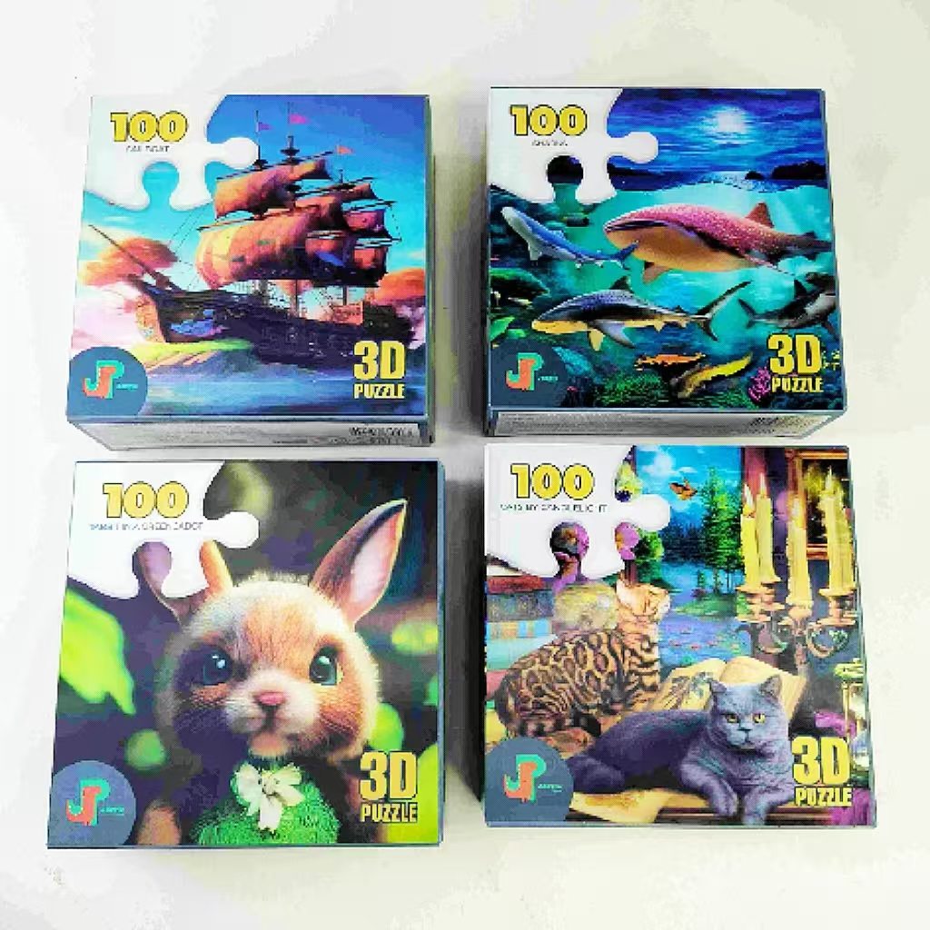 100db Animals Raster Puzzle